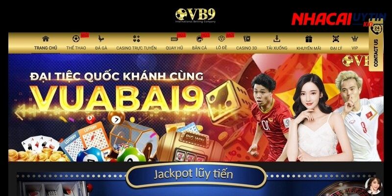 Vuabai9 – Sân Chơi Cá Cược Đổi Thưởng Hàng Đầu Châu Á 3 Một trong những điểm nổi bật của Vuabai9 là giao diện website vô cùng bắt mắt